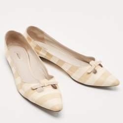 Marc Jacobs Cream Leather Ballet Flats Size 38