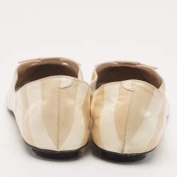 Marc Jacobs Cream Leather Ballet Flats Size 38