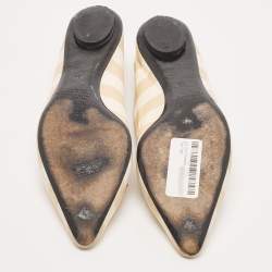 Marc Jacobs Cream Leather Ballet Flats Size 38