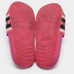 Marc Jacobs Multicolor Rubber Flat Slides Size 39 