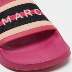 Marc Jacobs Multicolor Rubber Flat Slides Size 39 