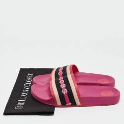 Marc Jacobs Multicolor Rubber Flat Slides Size 39 