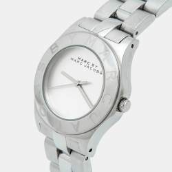 Pre Owned Marc by Marc Jacobs Blade MBM3125 Silver Dial Stainless Steel Women's Wristwatch 36 mm
