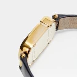 Pre Owned Marc By Marc Jacobs Mother Of Pearl Gold Plated Stainless Steel Leather The Jacobs MJ1495 Women's Wristwatch 20 mm