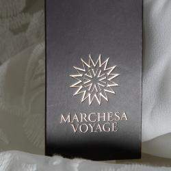 Marchesa Voyage White Floral Embroidered Lace Sleeveless Flounce Hem Dress S