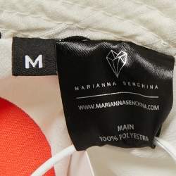 Marianna Senchina White Polka Dots Floppy Hat M