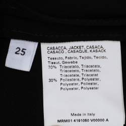 Pre Owned كارديجان مارينا رينالدي أسود بوليستر فضفاض مقاس كبير جدا جدا جدا