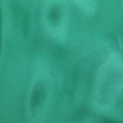 Pre Owned Marina Rinaldi Green Silk Embellished Tops L