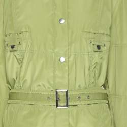 Pre Owned Marina Sport by Marina Rinaldi Green Nylon Jacket L