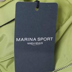 Pre Owned Marina Sport by Marina Rinaldi Green Nylon Jacket L