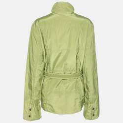 Pre Owned Marina Sport by Marina Rinaldi Green Nylon Jacket L