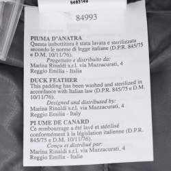 Pre Owned جاكيت مارينا سبورت باي مارينا رينالدي أرجواني نايلون منتفخ مقاس كبير