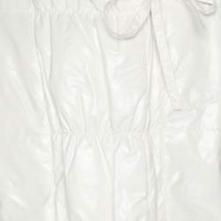 Pre Owned Marina Sport by Marina Rinaldi White Nylon Puffer Jacket L