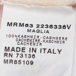 Pre Owned سترة فويج مارينا رينالدي متعددة الألوان كشمير مقاس كبير جداً