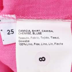 Pre Owned Marina Sport by Marina Rinaldi Linen Pintuck Mini Dress L