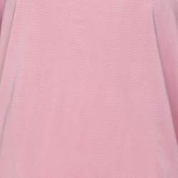 Pre Owned Marina Rinaldi Light Pink Jersey 3/4 Sleeve Tops L