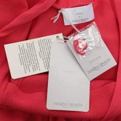 Pre Owned Voyage by Marina Rinaldi Pink Knit Full Sleeve Shrug L
