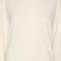 Pre Owned Marina Rinaldi Light Beige Long Sleeve Sweater L