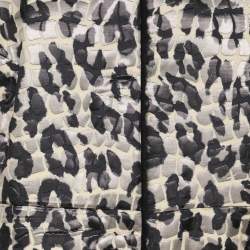 Pre Owned جاكيت رحلات بواسطة مارينا رينالدي متعدد الألوان بطبعة حيوانات جاكار فرو مقاس كبير