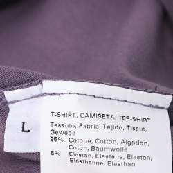 مملوكة مسبقًا Marina Sport by Marina Rinaldi Lilac Jersey Logo Top L