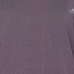 م ملوكة مسبقًا Marina Sport by Marina Rinaldi Lilac Jersey Logo Top L