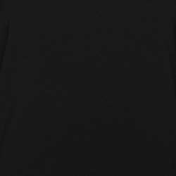 Pre Owned Marina Rinaldi Black Jersey Long Sleeve Top L