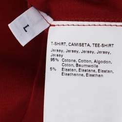 مملوكة مسبقًا Marina Sport by Marina Rinaldi Dark Red Jersey V Neck Sweater L