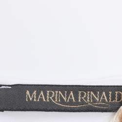 Pre Owned Marina Rinaldi Cream Jersey Scoop Neck Camisole L