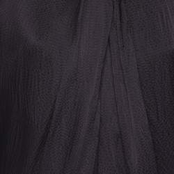 Pre Owned Marina Rinaldi Deep Mauve Crepe Tunic Mini Dress L