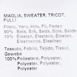 Pre Owned سترة مارينا رينالدي بنفسجي محبوك مطاطي مزيّنة بالكريستال مقاس كبير