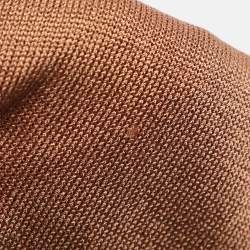 مملوكة مسبقًا Marina Rinaldi Brown Stretch Knit 3/4 Sleeve Sweater XL