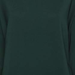 مملوكة مسبقًا سترة مارينا رينالدي خضراء بأكمام طويلة من جيرسي مقاس كبير