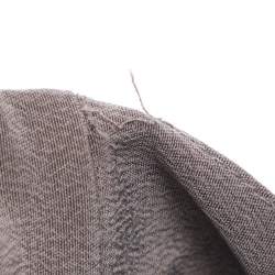 Pre Owned Marina Rinaldi Grey Silk Wide Leg Trouser L