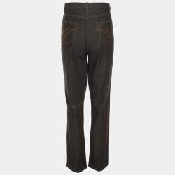 Pre Owned Marina Sport by Marina Rinaldi Brown Denim Jeans L