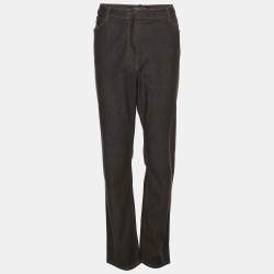 Pre Owned Marina Sport by Marina Rinaldi Brown Denim Jeans L