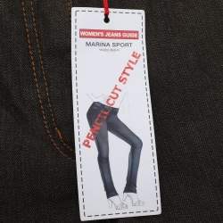 Pre Owned Marina Sport by Marina Rinaldi Brown Denim Jeans L