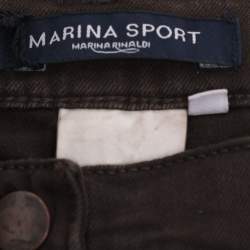 Pre Owned Marina Sport by Marina Rinaldi Brown Denim Jeans L