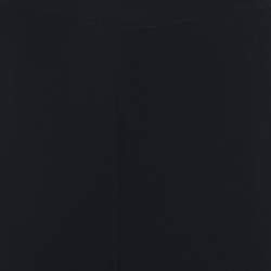 Pre Owned Marina Rinaldi Navy Blue Silk Trousers L