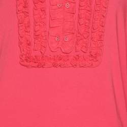 مملوكة مسبقًا Marina Sport by Marina Rinaldi Pink Jersey Full Sleeve Top L