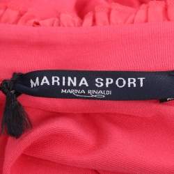 مملوكة مسبقًا Marina Sport by Marina Rinaldi Pink Jersey Full Sleeve Top L