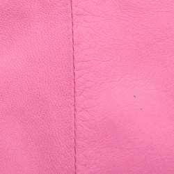 Pre Owned Marina Sport by Marina Rinaldi Pink Leather Breasted Blazer L