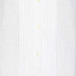 Pre Owned Marina Sport by Marina Rinaldi White Linen Dress L