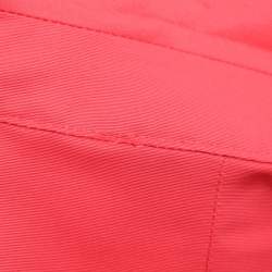 Pre Owned معطف مطري جبر الدين باللون الأحمر المرجاني بواسطة مارينا رينالدي مقاس كبير