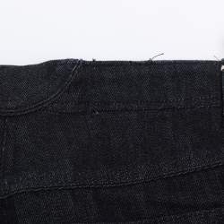 Pre Owned بنطلون جينز مارينا رينالدي أزرق دينم مرصع بالكريستال مقاس إكسترا كبير