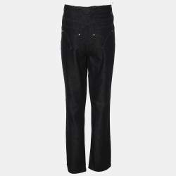 Pre Owned بنطلون جينز مارينا رينالدي أزرق دينم مرصع بالكريستال مقاس إكسترا كبير