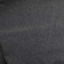 Pre Owned Voyage by Marina Rinaldi Grey Wool Blend Trousers L