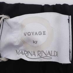 مملوكة مسبقًا بنطلون مارينا رينالدي نيلون أزرق بحري مقاس كبير (لارج)