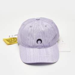 Marine Serre Lilac Moiré Branded Cap 60