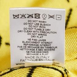 Pre Owned Marine Serre White Line Black Monogram Jacquard Stretch Knit Jumpsuit S