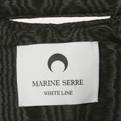 Pre Owned Marine Serre Black Synthetic Zip-Up Jacket S